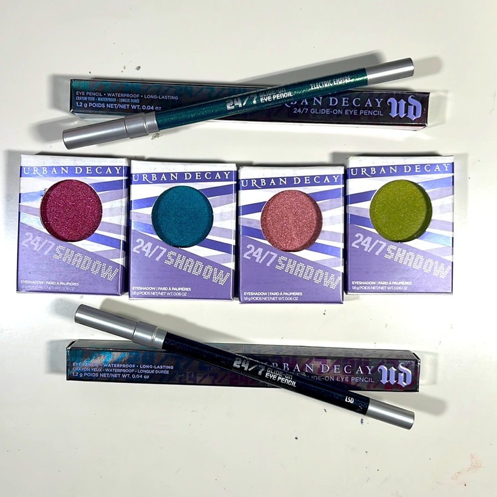 Urban decay, shadows and liner